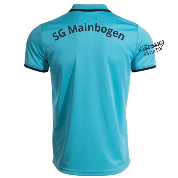 Poloshirt Türkis mit Logo und Initialen