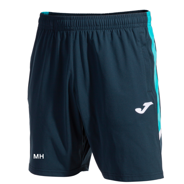 Shorts Bicolor Blau mit Initialen